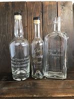 Custom Glass Bottle - Logo Engraved